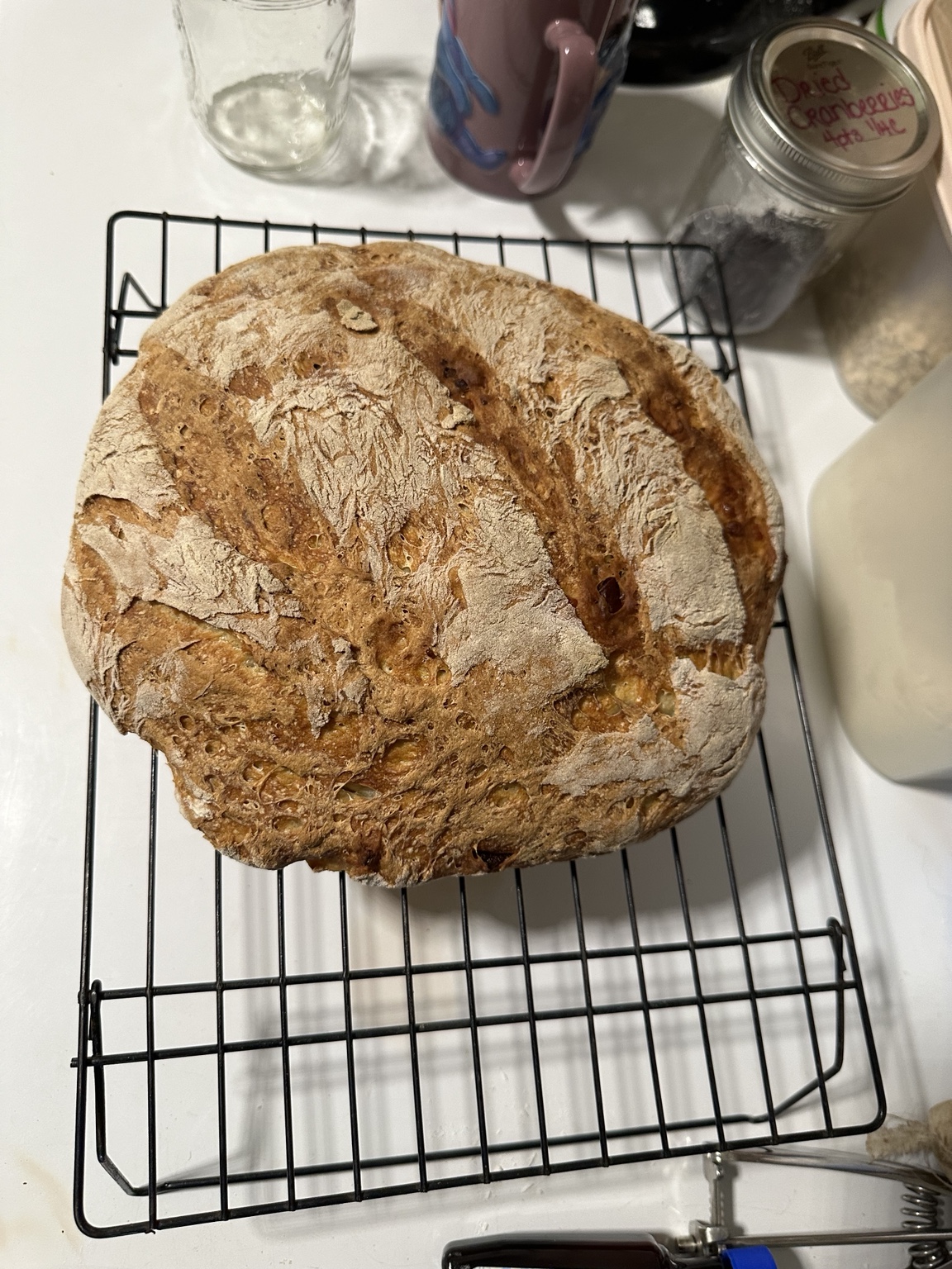 Homemade baked bread