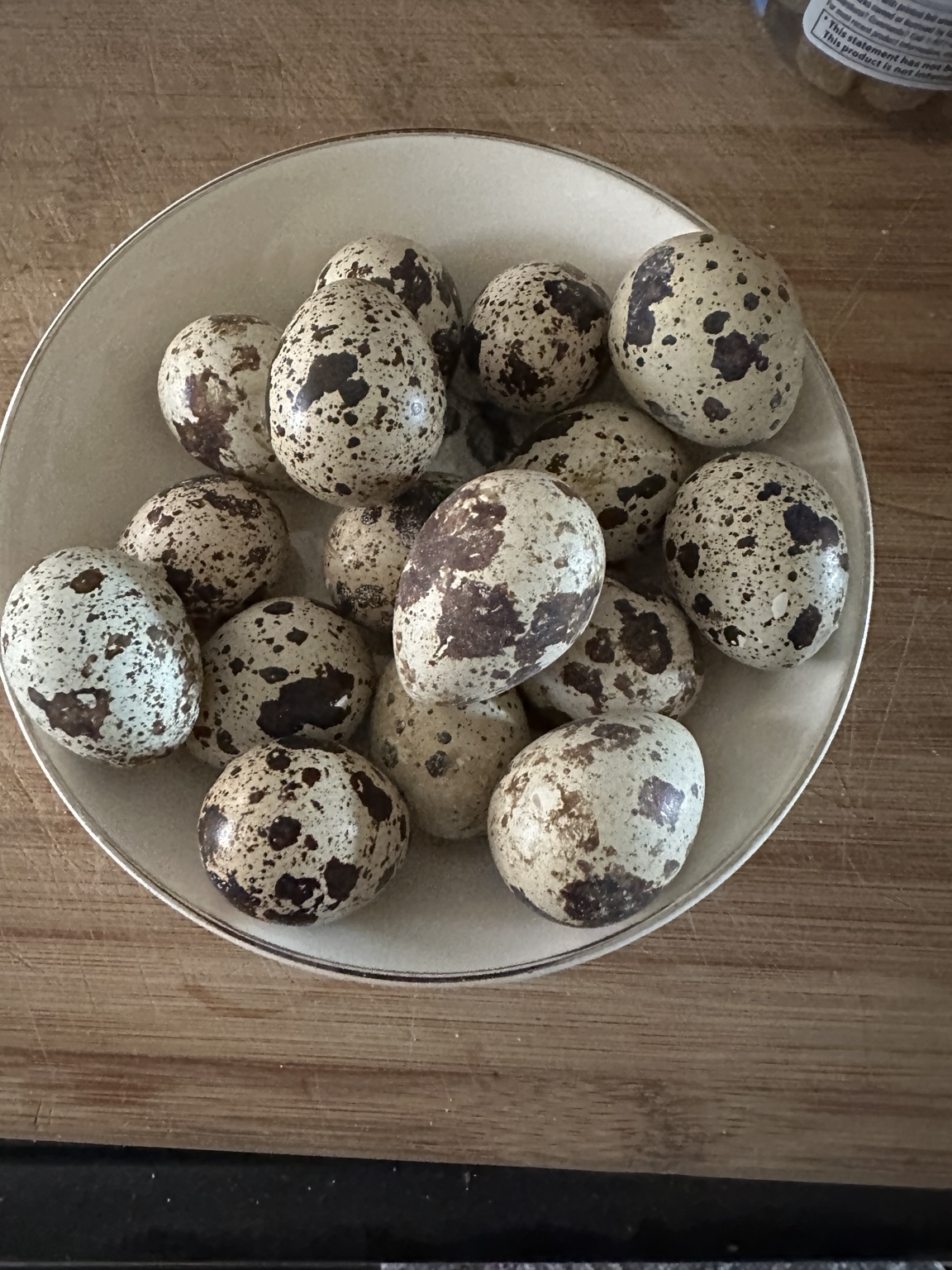 Quail eggs